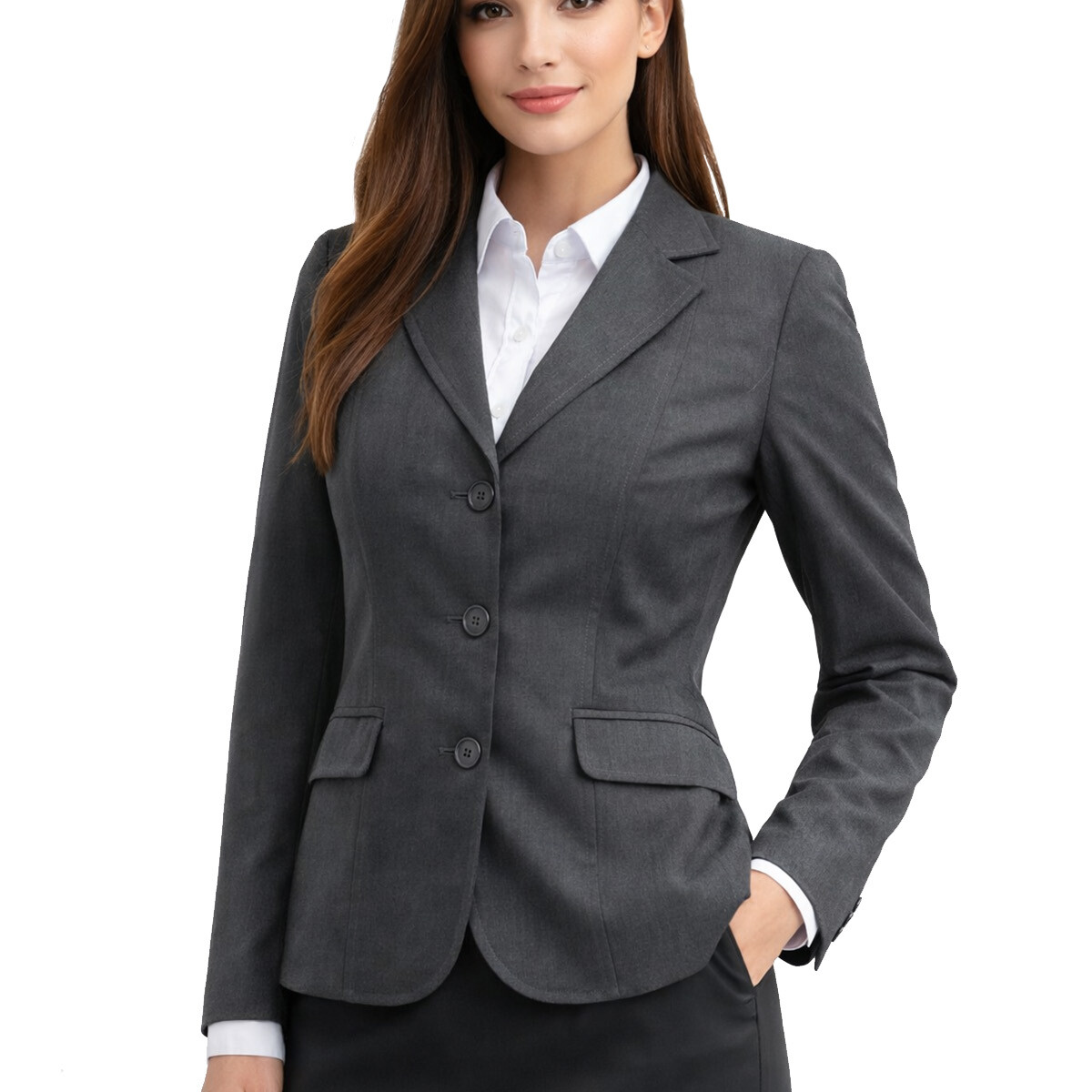 DONNA ELEGANTE GRIGIO – Giacca