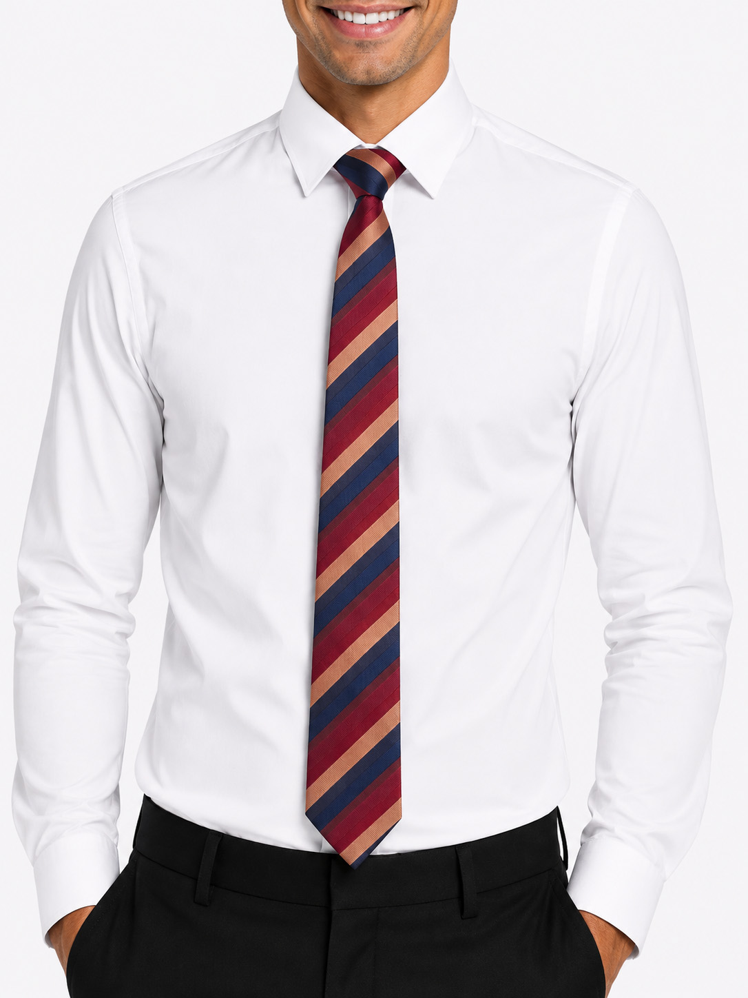 Cravatta Professionale 100% Poliestere - immagine 3