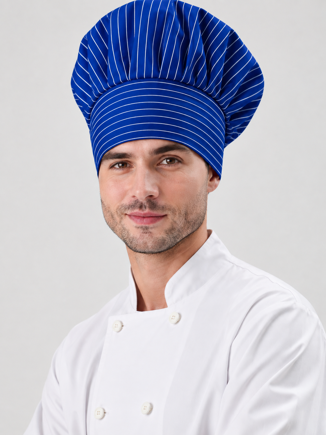 Cappello Cuoco Gessato con Strappo - immagine 3